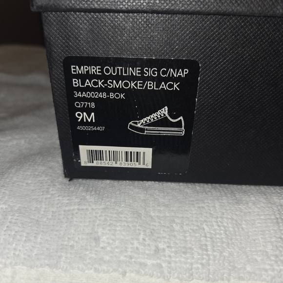 Coach Black and White Sneakers with Gold Accents - Picture 4 of 4